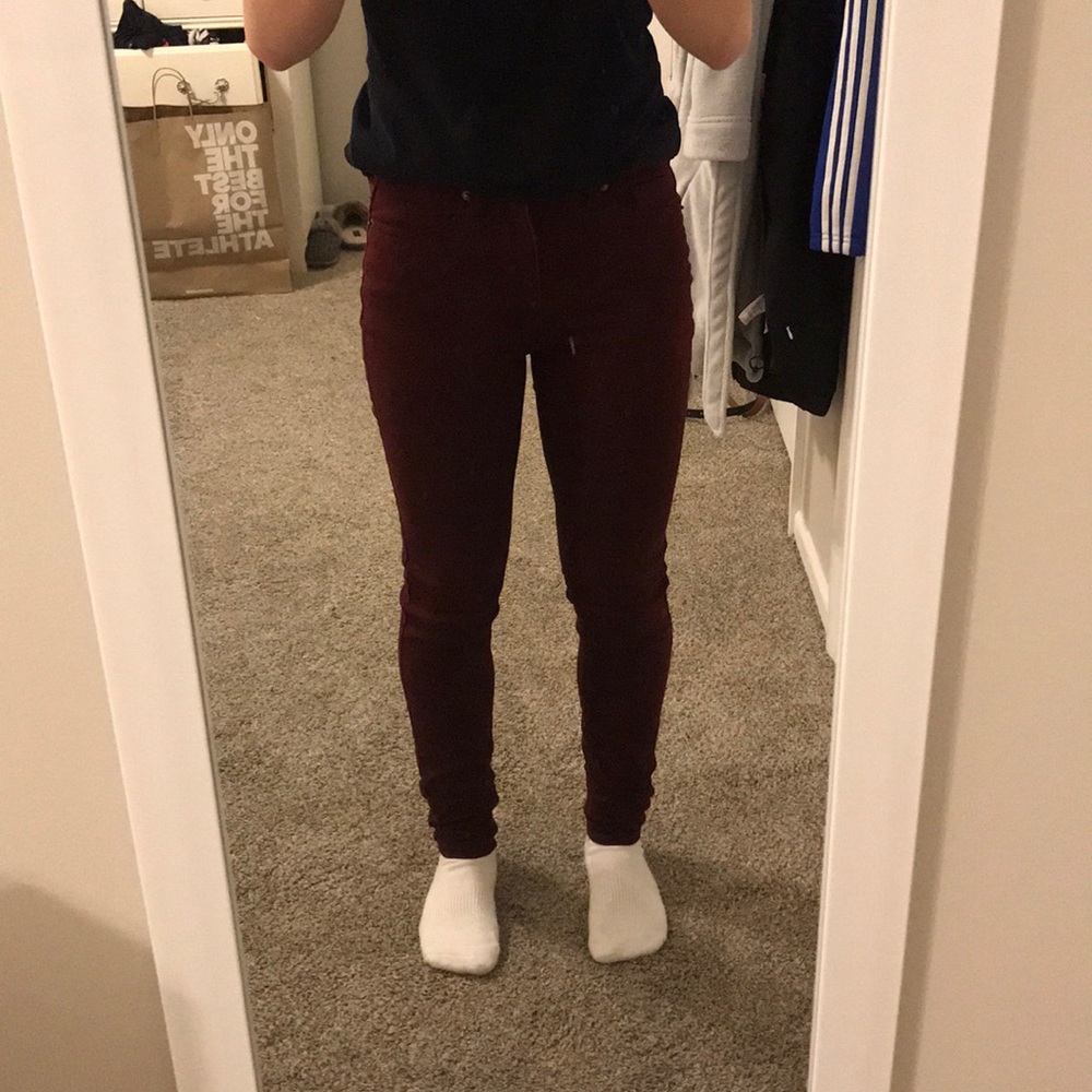 Aeropostale Maroon Jeggings